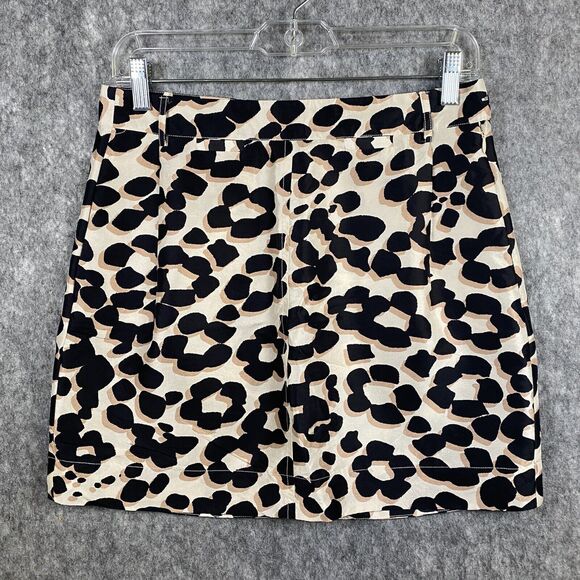 See By Chloe Dresses & Skirts - See by Chloe Mini Skirt Size US 4 Multicolor 100% Silk Leopard Animal Print